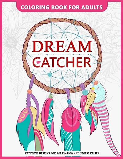 Dream catcher coloring books for adults