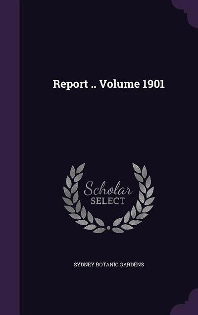 Report ..; Volume 1901