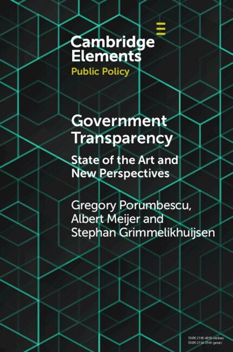 Government Transparency: State Of The Art And New Perspectives