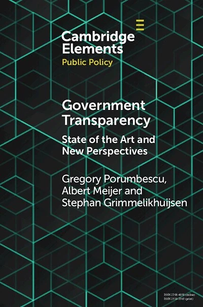 Government Transparency: State Of The Art And New Perspectives