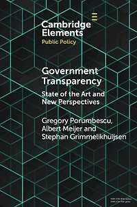 Government Transparency: State Of The Art And New Perspectives