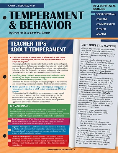 Temperament and Behavior: Exploring the Socio-Emotional Domain