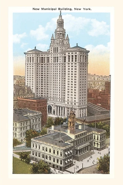 Vintage Journal Municipal Building, New York City