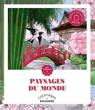 Coloriages a encadrer -paysages du monde