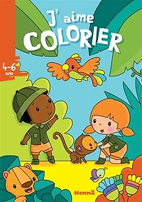 J'aime colorier, 4-6 ans: la jungle