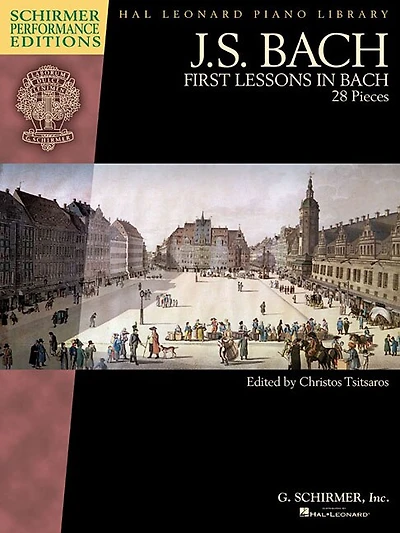 First Lessons In Bach: Schirmer Performance Editions Book Only