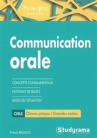 Communication orale : concepts fondamentaux, notions de bases, mises en situation: situation