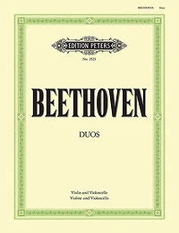 3 Duos WoO 27 (Arranged for Violin and Cello): Originally for Clarinet and Bassoon (Set of Parts)