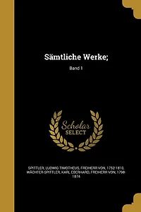 Sämtliche Werke;; Band 1