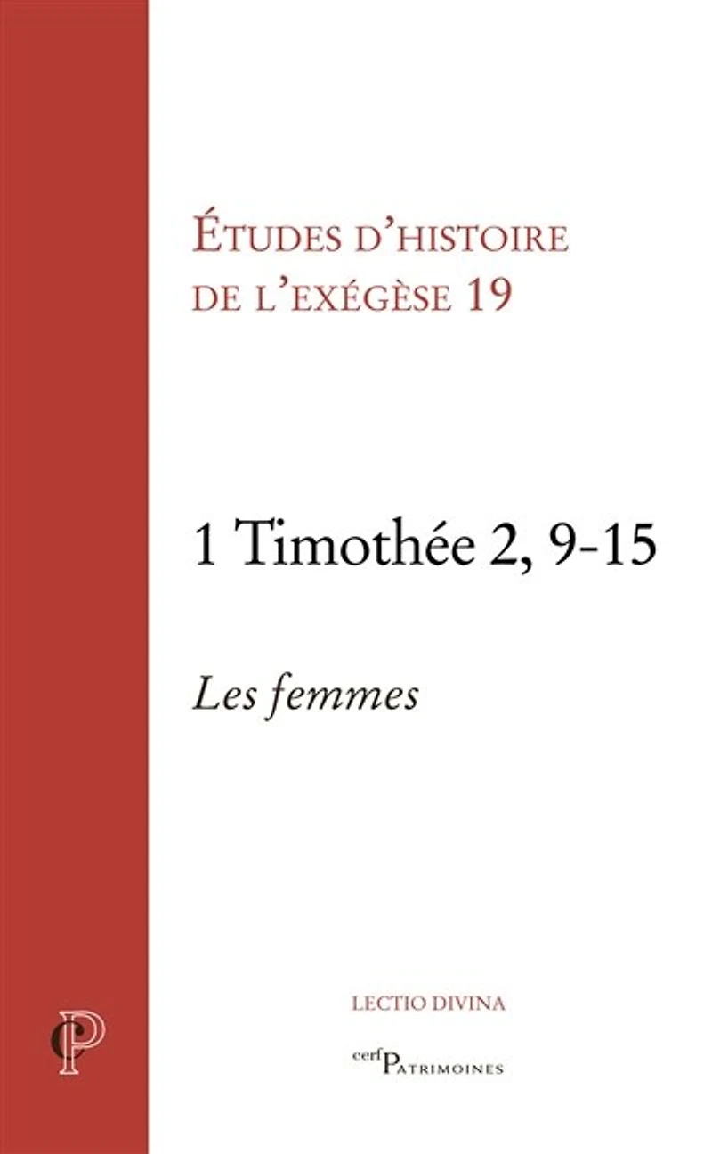 1 Timothée 2, 9-15: les femmes