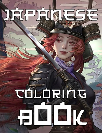Japanese coloring book: Over 100 coloring pages with beautiful japanese designs and drawings