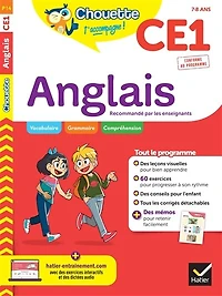 Anglais CE1, 7-8 ans: nouveau programme
