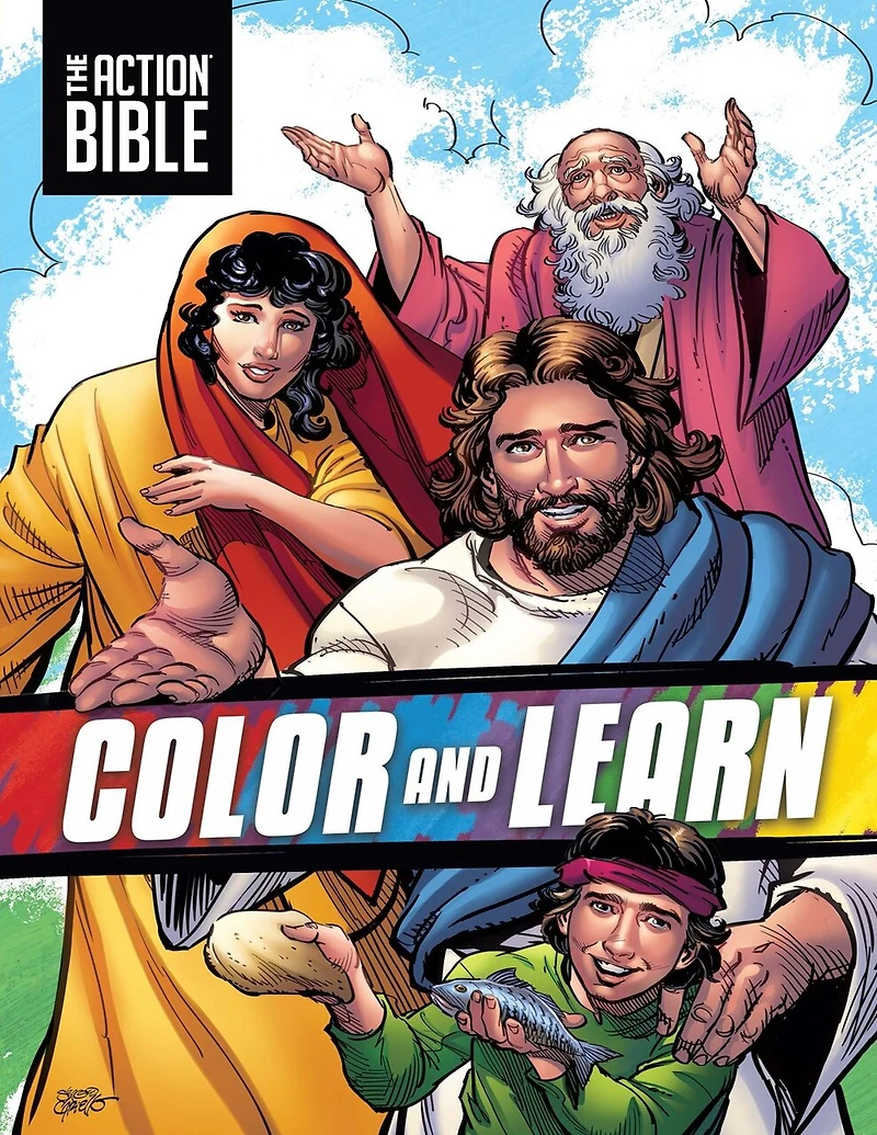 The Action Bible Coloring Book: 55 Reproducible Pages of Heroes and Devotions
