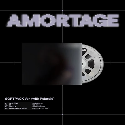 AMORTAGE by JISOO (with Polaroid) (1 CD)