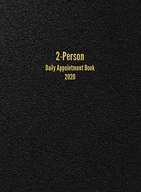 2-person Daily Appointment Book 2020: 2-column Appointment Book