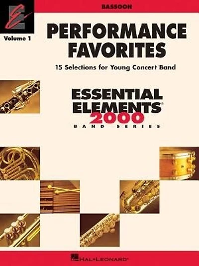 Performance Favorites, Vol. 1 - Bassoon: Correlates with Book 2 of Essential Elements for Band