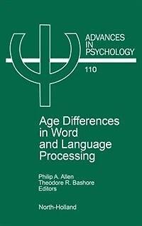 Age Differences In Word And Language Processing