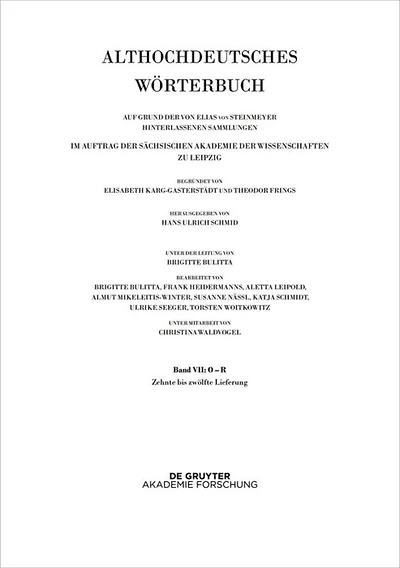 Band VII: O – R. 10. bis 12. Lieferung (râzuuurti bis gi-rîhhan)
