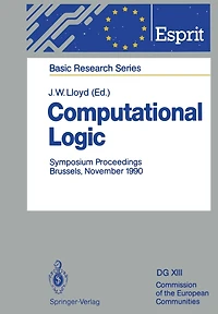 Computational Logic: Symposium Proceedings, Brussels, November 13/14, 1990
