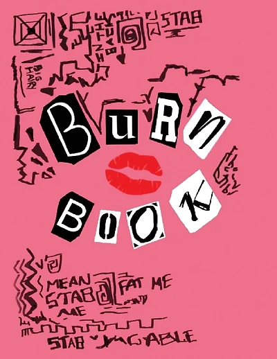 Mean Girls Burn Book: Burn Book Mean Girls journal, Its full of secrets! - Blank Notebook/Journal - Mean Girls Notebook