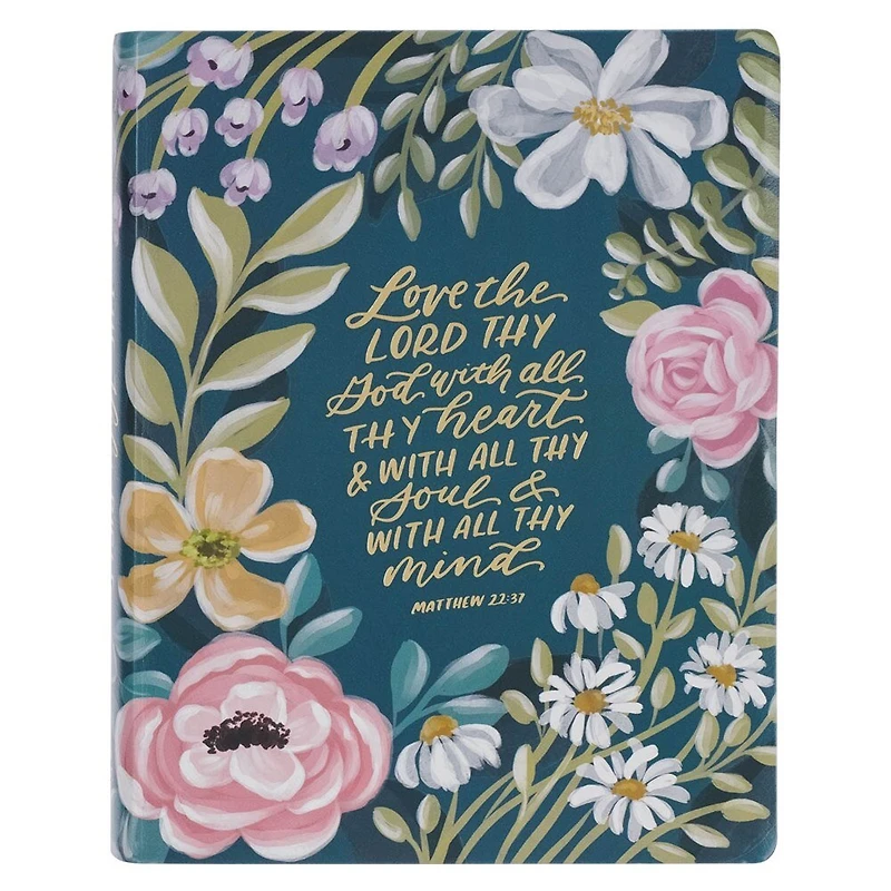 KJV Note-taking Bible LP Faux Leather Love The Lord Matt. 22:37