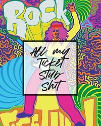 All My Ticket Stub Shit: Ticket Stub Diary Collection Concert Movies Conventions Keepsake Album