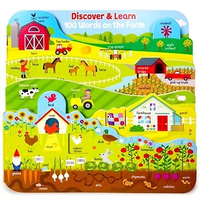 100 Words On The Farm: Discover & Learn