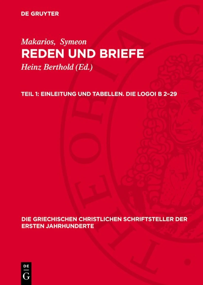 Einleitung und Tabellen. Die Logoi B 2–29