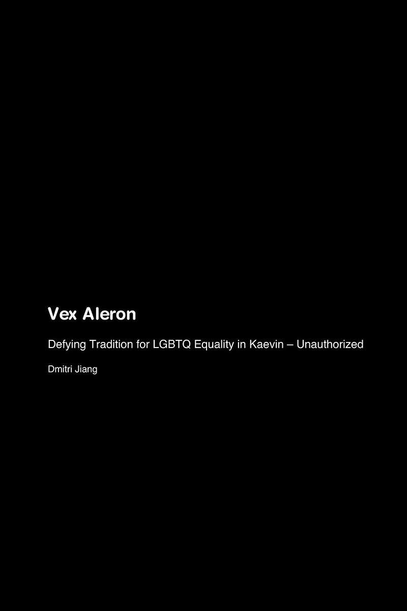 Vex Aleron: Defying Tradition for LGBTQ Equality in Kaevin - Unauthorized