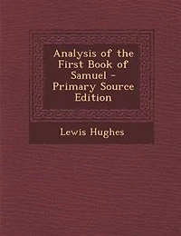 Analysis of the First Book Samuel