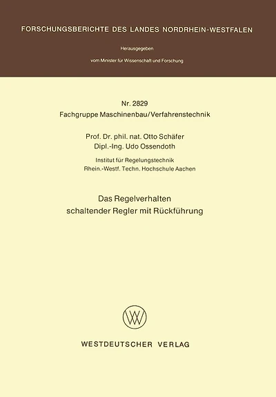 Das Regelverhalten schaltender Regler mit Rückführung
