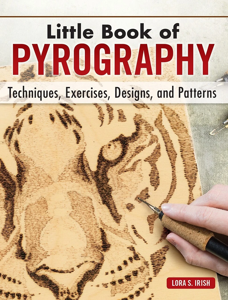 Little Book Of Pyrography: Techniques, Exercises, Designs, And Patterns