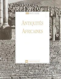 Antiquités africaines, n°38-39. 2002-2003