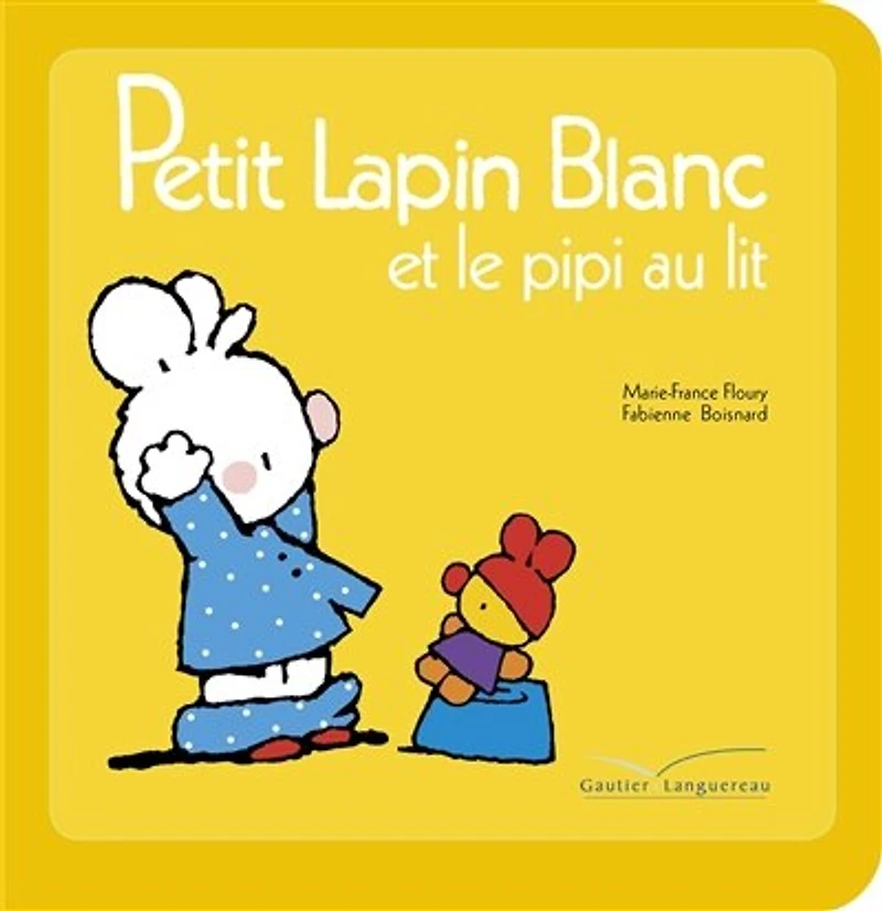 Petit lapin blanc et le pipi au lit