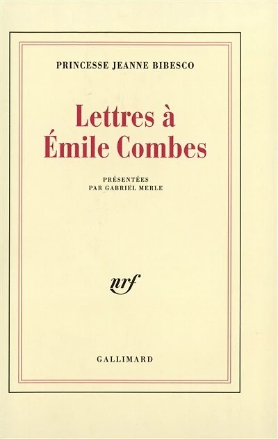 Lettres à Emile Combes
