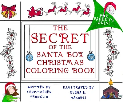 The Secret of the Santa Box Christmas Coloring Book