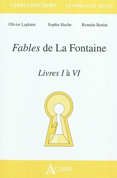 Fables de La Fontaine, livres I à VI