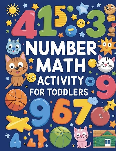 Number Math Activity Book for Toddlers: Math Activity Book for Kids, Math Books for Toddlers