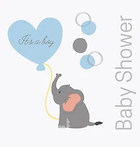 Welcome baby boy, baby shower guest book (Hardback)
