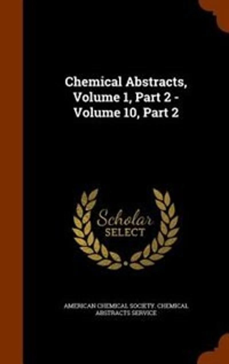 Chemical Abstracts, Volume 1, Part 2 - 10,