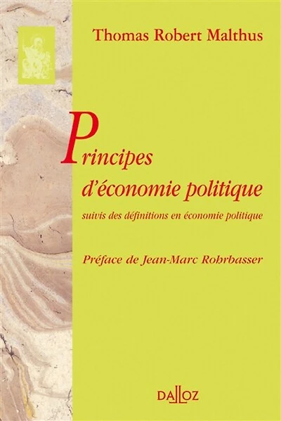 Principes d'économie politique: suivis des définitions en économie politique