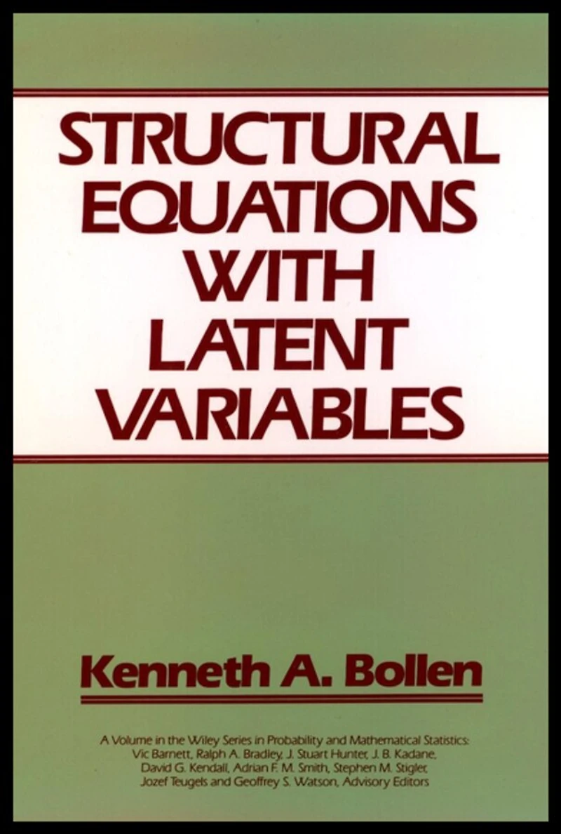 Structural Equations with Latent Variables