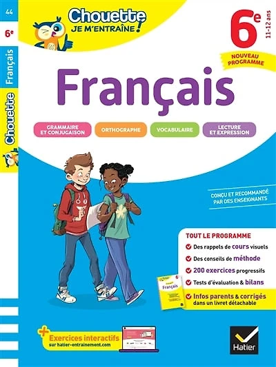 Français 6e, 11-12 ans: nouveau programme
