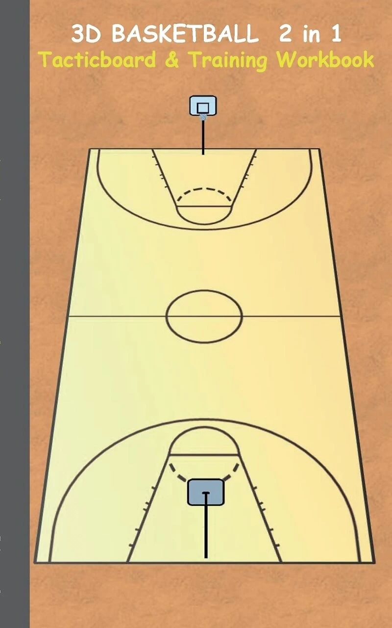 3D Basketball 2 in 1 Tacticboard and Training Book