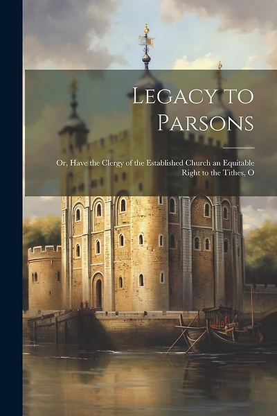 Legacy to Parsons; or, Have the Clergy of the Established Church an Equitable Right to the Tithes, O