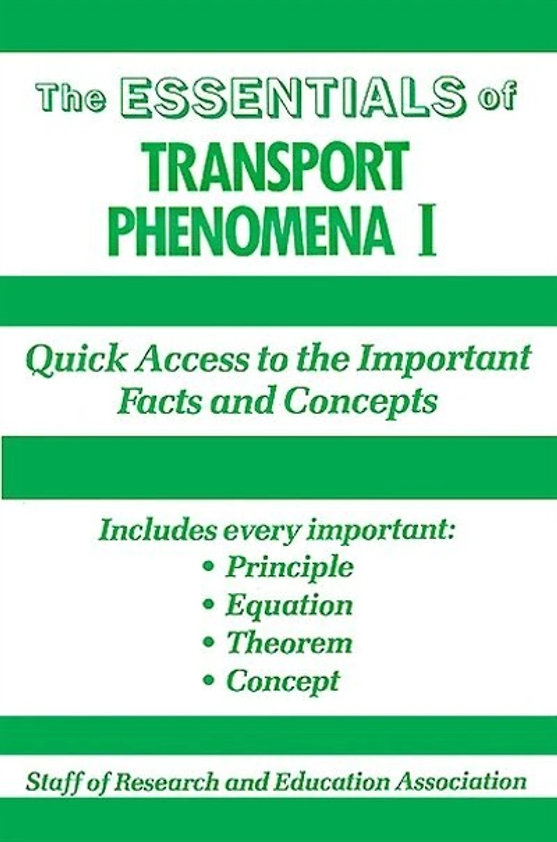 Essentials of Transport Phenomena I