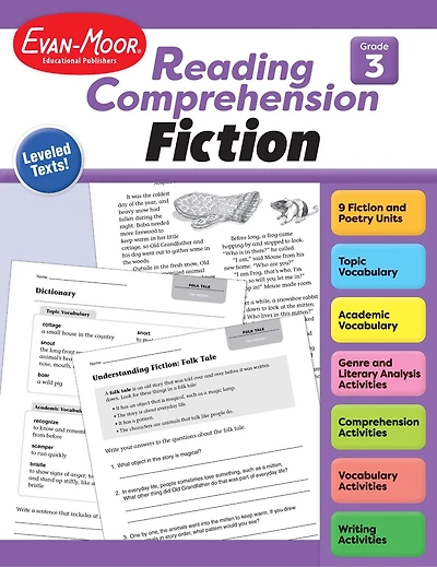 Reading Comprehension, Fiction, Grade 3