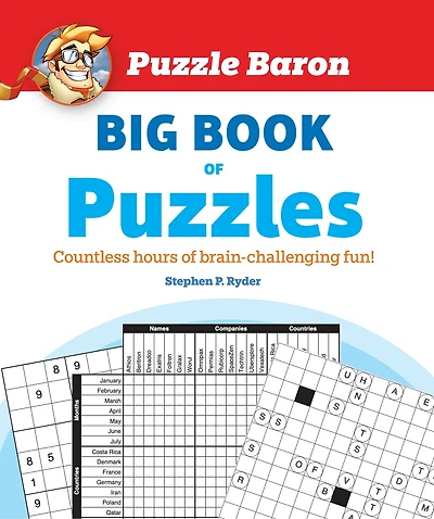 Puzzle Baron's Big Book of Puzzles: Countless Hours of Brain-Challenging Fun!