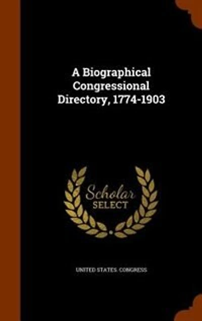 A Biographical Congressional Directory