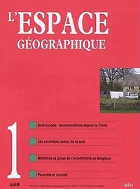 Espace géographique, n°1 (2018)